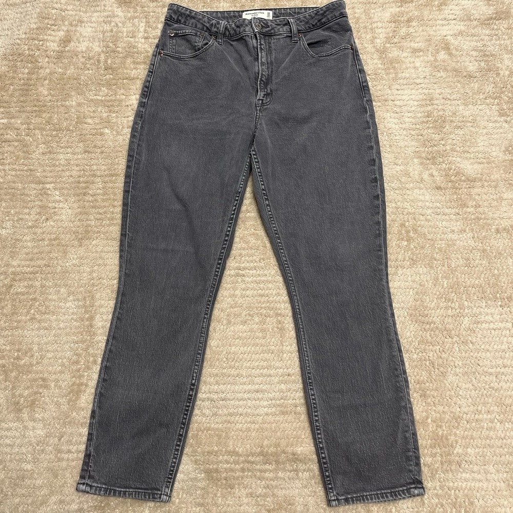 Abercrombie & Fitch - Curve Love High Rise Skinny Jeans size 30 washed gray